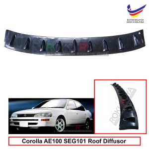 Toyota Corolla AE100 SEG101 (7th Gen) 1991-1995 Vortex Generator Shark Fin Aerodynamic Rear Top Roof Diffuser Diffusor
